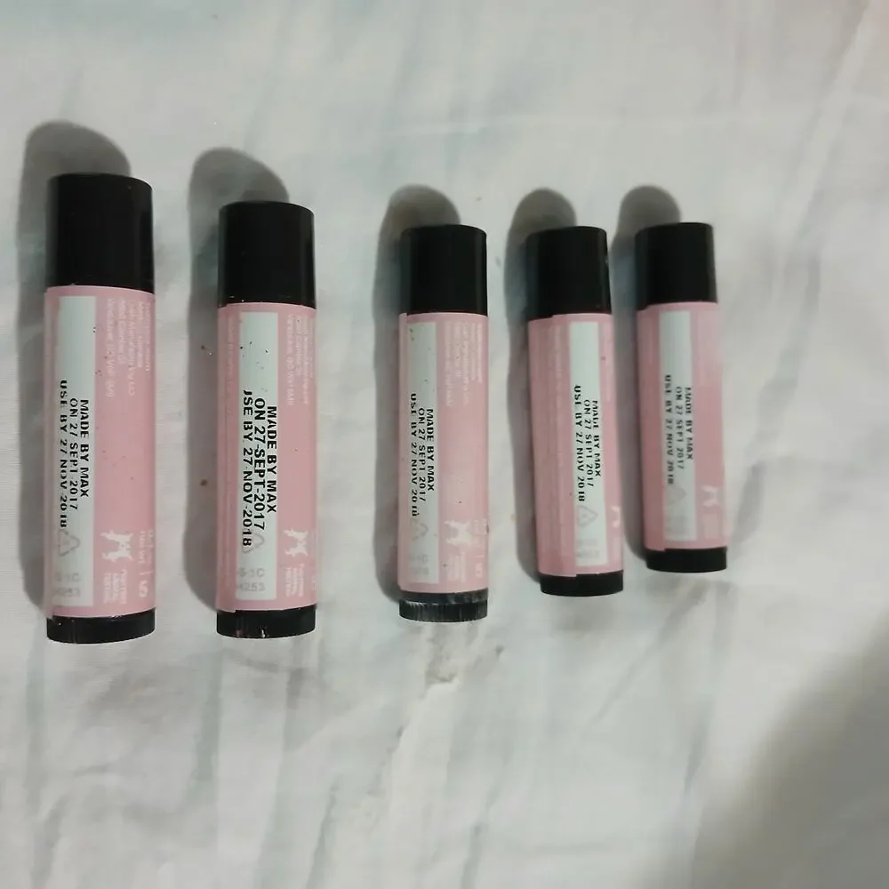 set of 5 LUSH SUNKISSED lip tint hand-created by MAX 2017 RARE lip tint